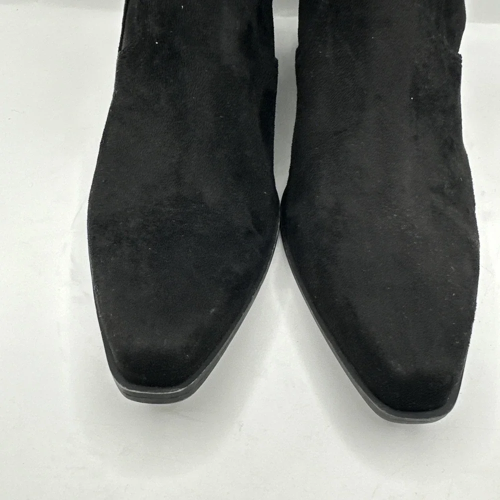 NEW Naturalizer Womens Ella Boot Black Suede 9 M
